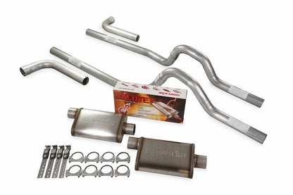 Cherry Bomb Salute Dual Exhaust Kit 2.5" Side Exit for Ford F-Series (67-72)