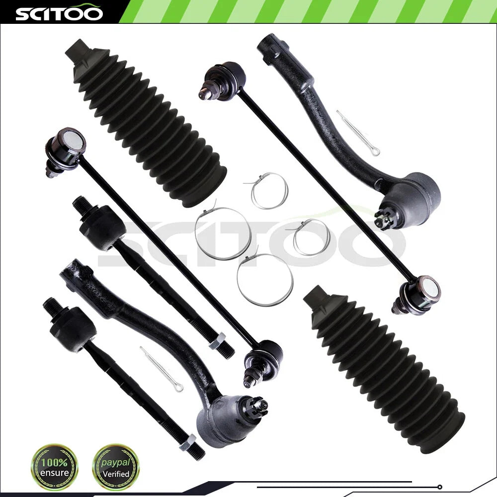 10-Piece Front Control Arm and Sway Bar Link Kit for Hyundai Accent 2006-2011