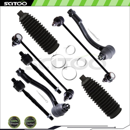 10-Piece Front Control Arm and Sway Bar Link Kit for Hyundai Accent 2006-2011
