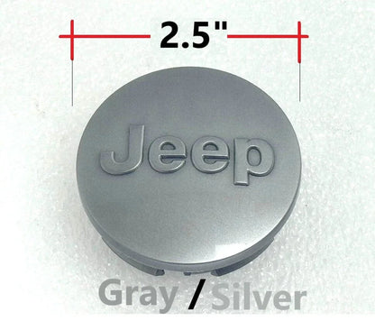 Wheel Center Caps Set of 4 for Jeep Grand Cherokee Compass Wrangler 2007-2021