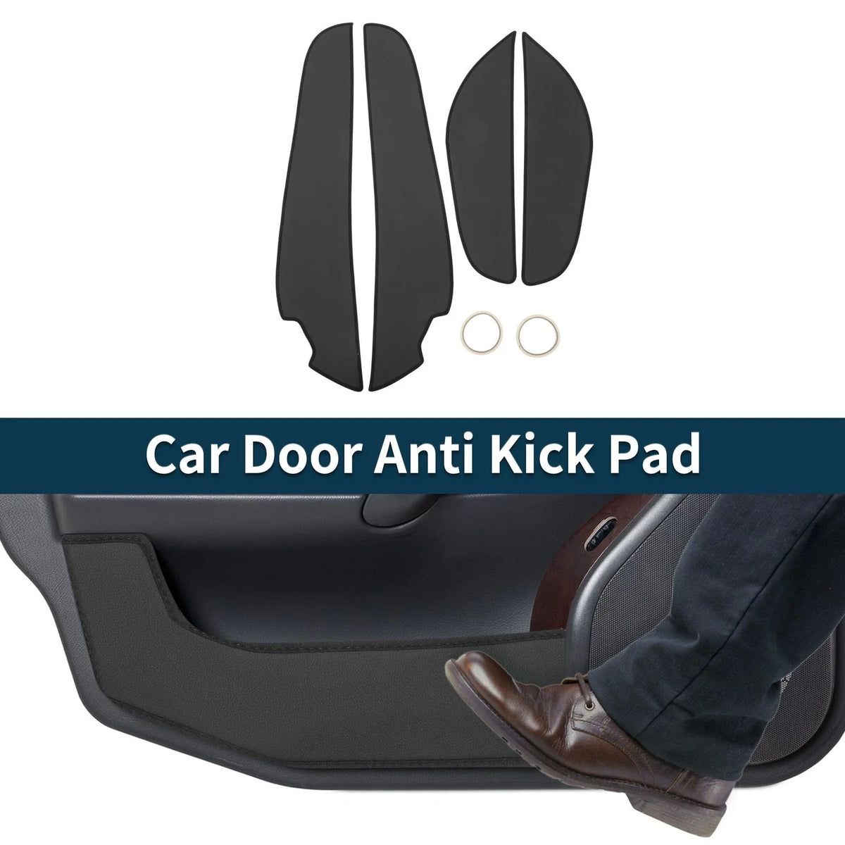 Set of 1 Car Door Anti Kick Pad Sticker Protector for Kia Forte (2014–2018)
