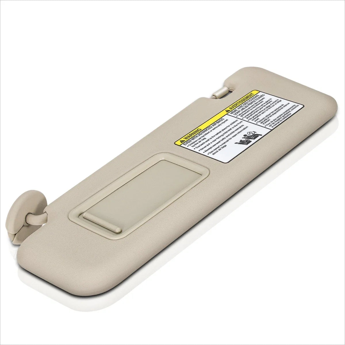 Left Driver Side Sun Visor for Highlander (2008–2013) OE Style Beige