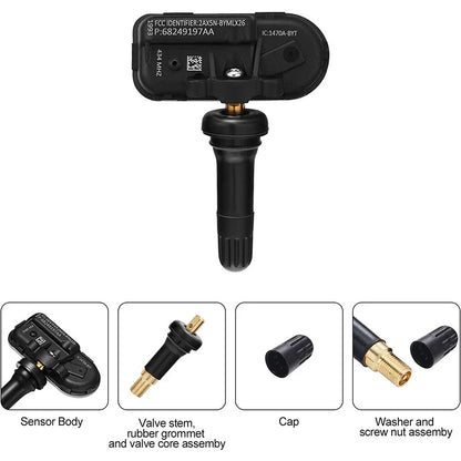Set of 4 TPMS 68249197AA for RAM 1500 2500 3500 (2014–2020) Tire Pressure Sensor
