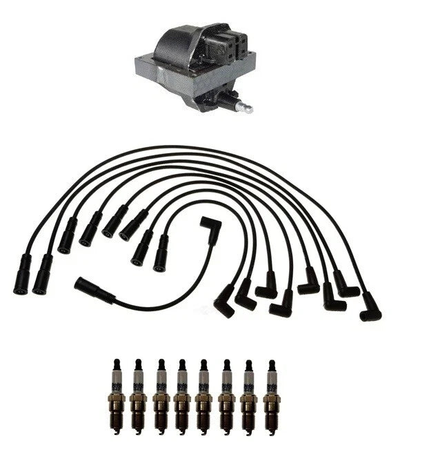 Ignition Wires, 1 Coil & 8 Spark Plugs Kit ACDelco for Camaro Firebird
