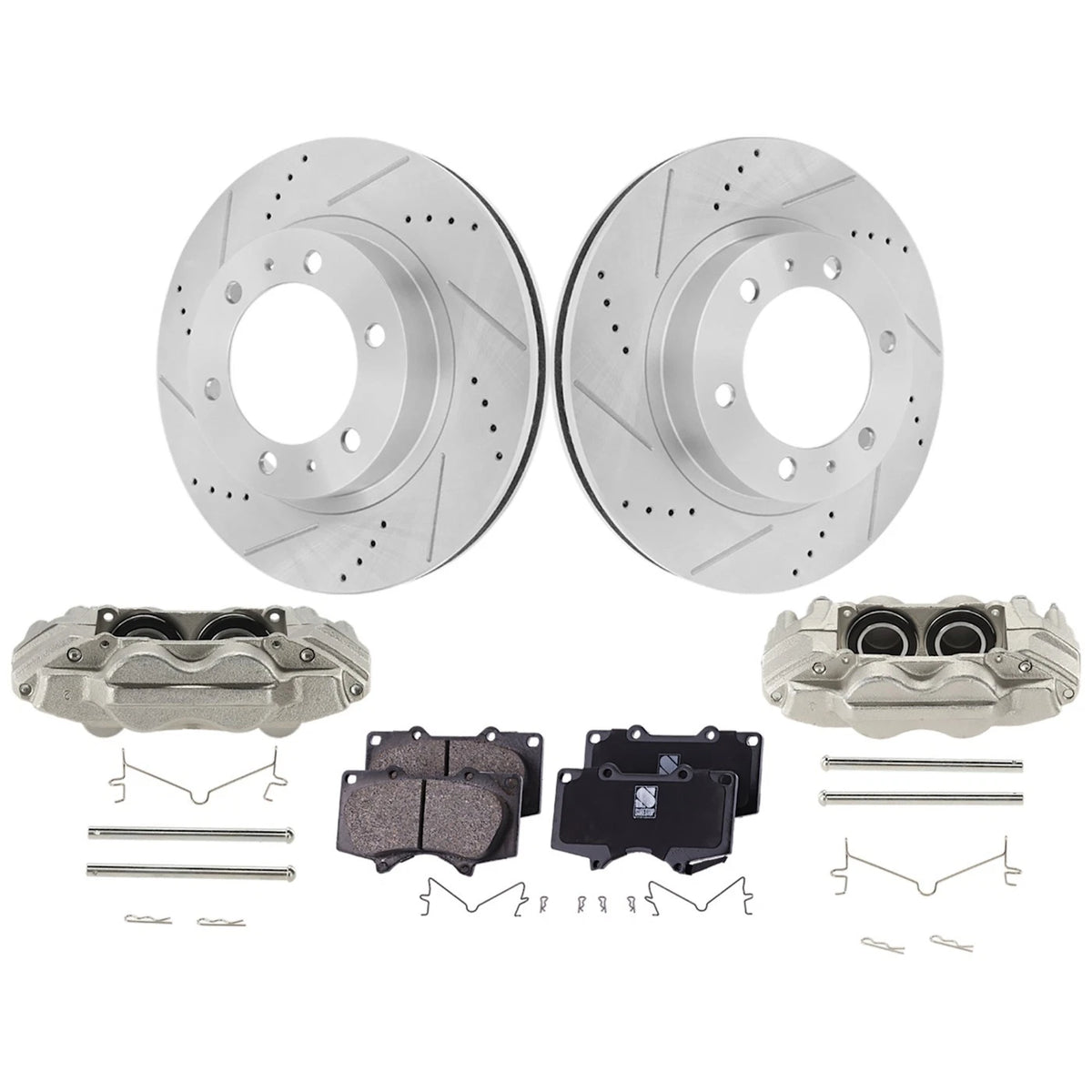2X Brake Kit with Calipers Front for Toyota 4Runner (2003–2005)