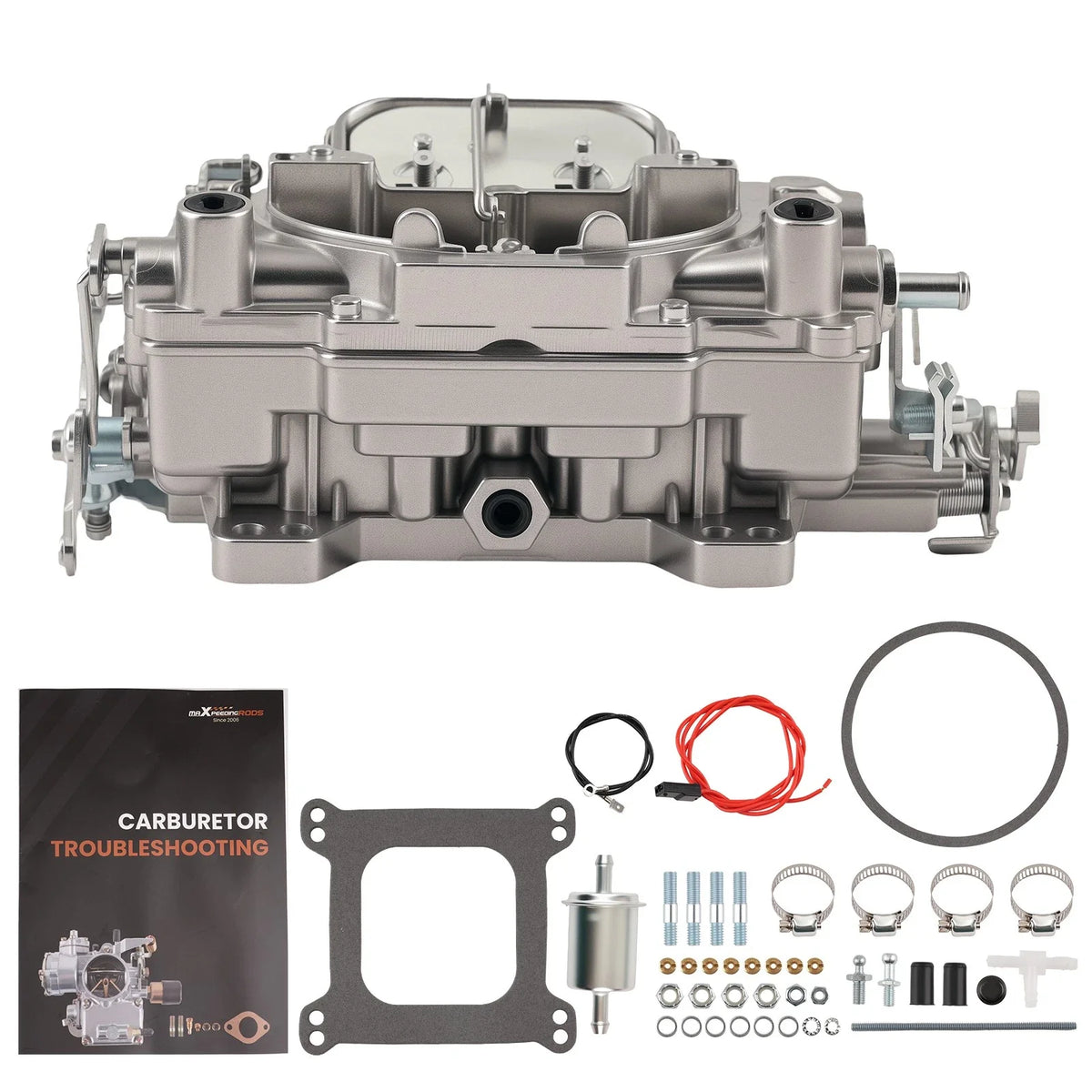 4 Barrel Carburetor Mechanical Choke for V8 Engine (305–351)
