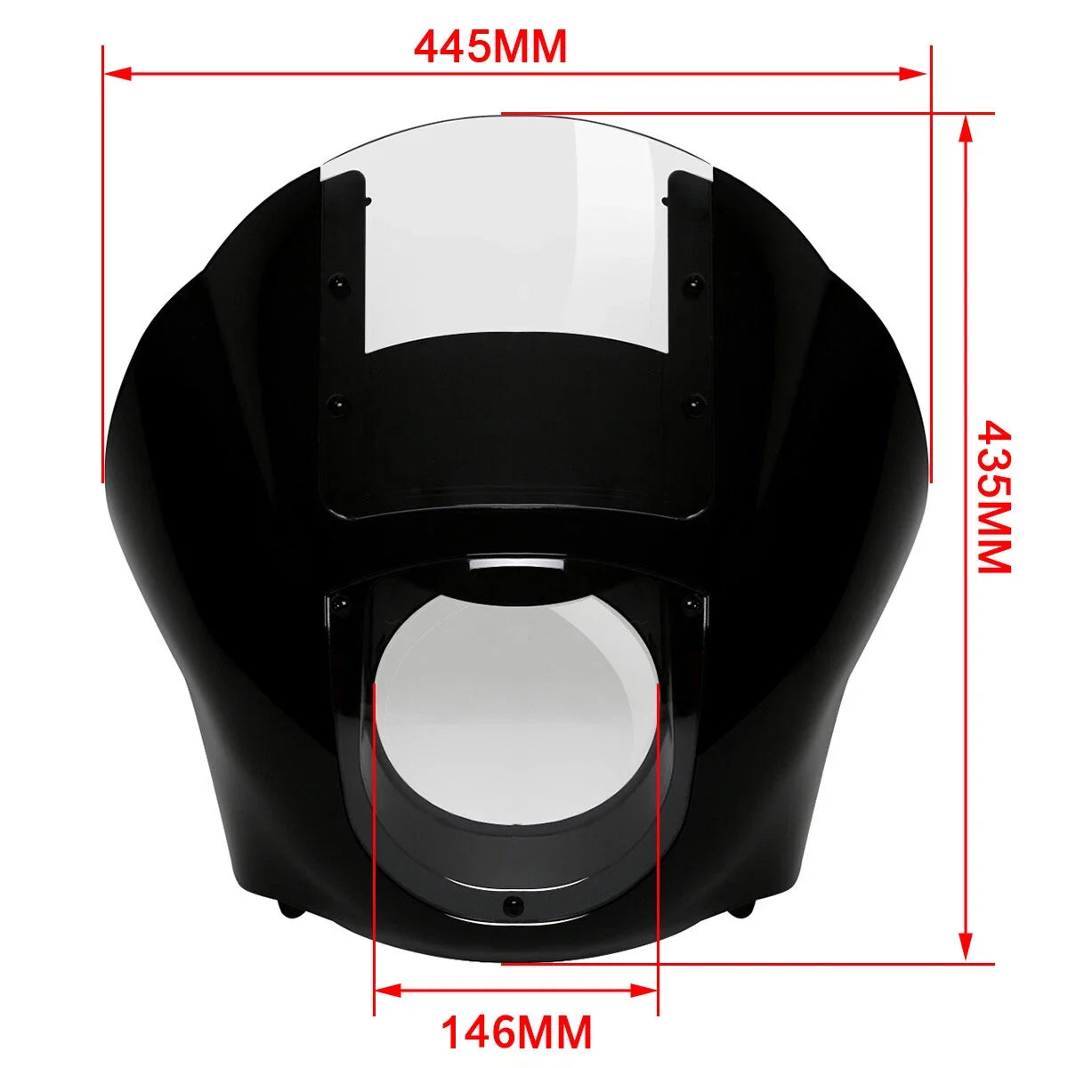 Quarter Fairing Clear Windshield Kit for Harley Davidson Sportster XL