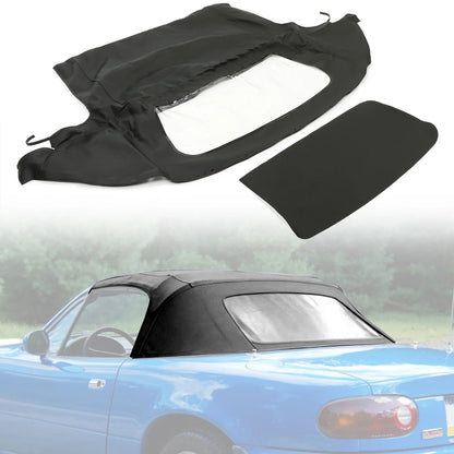Soft Top Convertible Window for Mazda Miata (1990–2005) Black & Clear