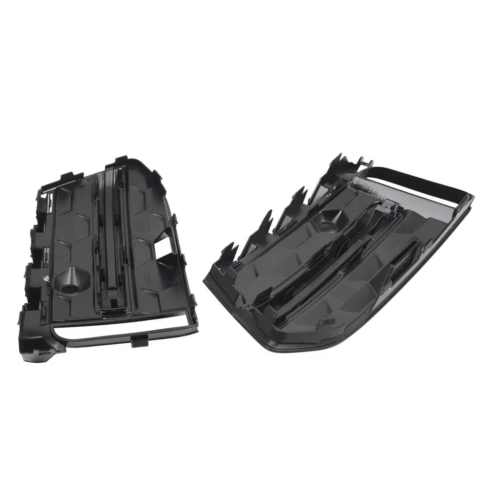 Front Lower Fog Light Frame Covers - Glossy Black for Audi A6 C8 2023-2025