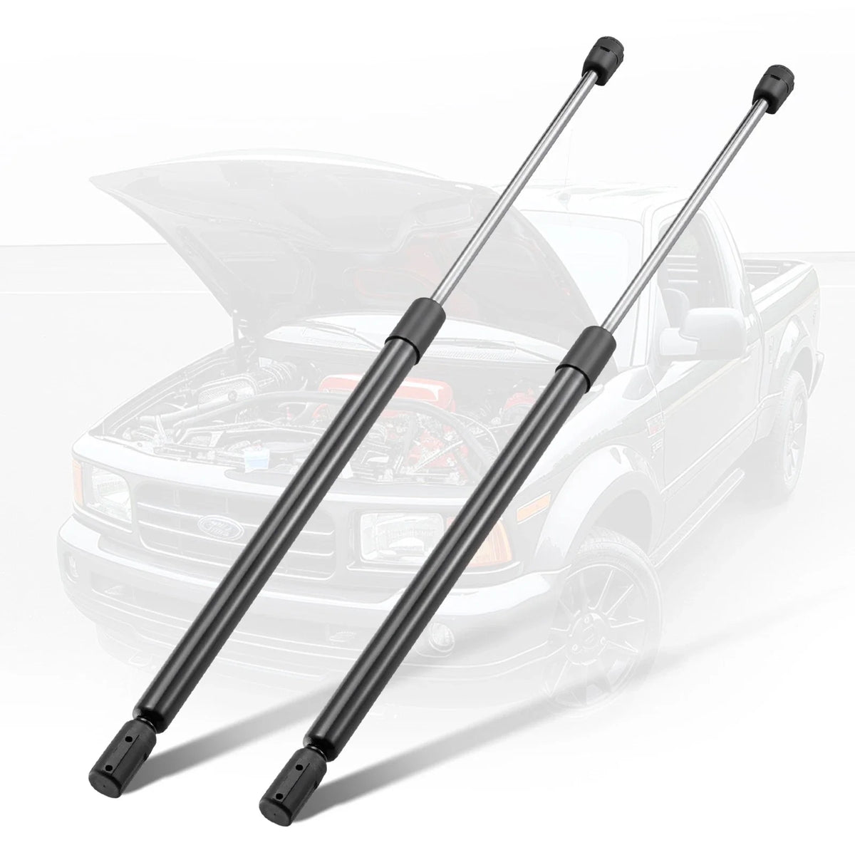 2x Front Hood Lift Support Struts for Mercedes-Benz C-Class (2005–2011)