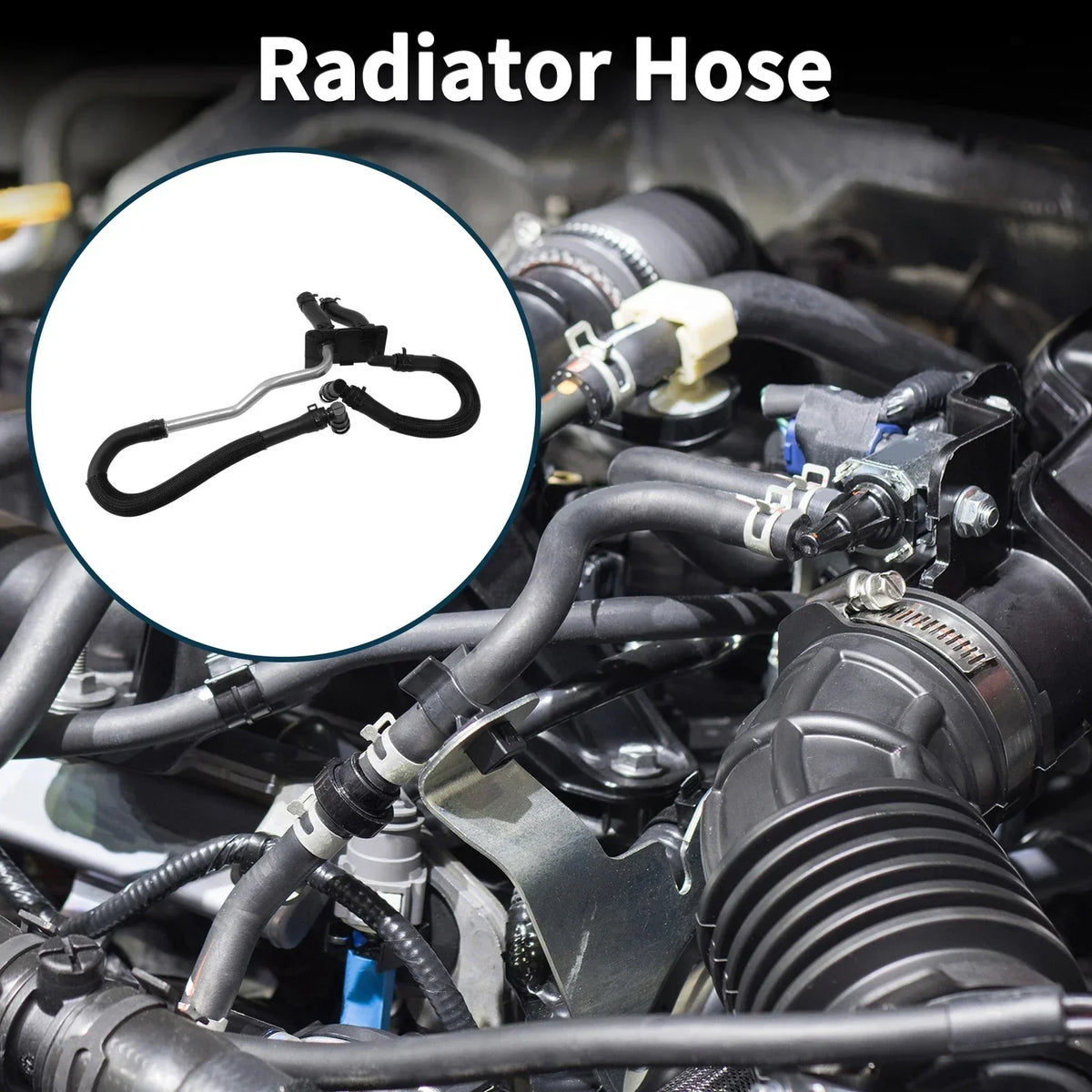 Rubber Radiator Hose for Dodge Durango 2011-2014 Heating Water Pipe