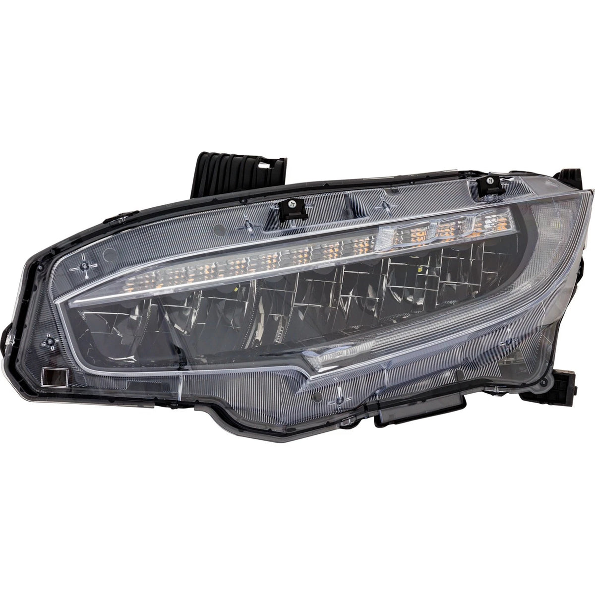 2X LED Headlight for Honda Civic (2019) - Left & Right with Bulbs