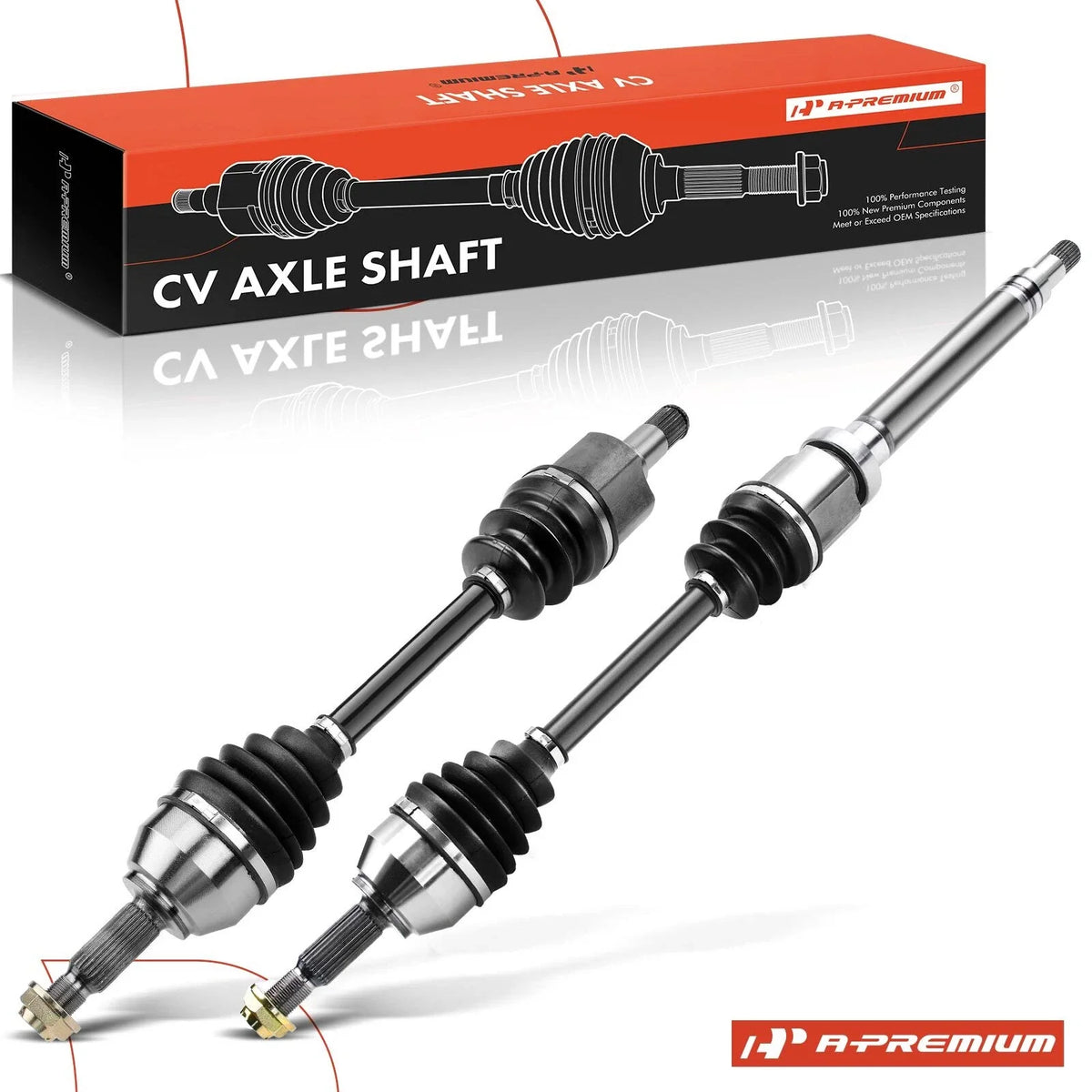 2X Front Side CV Axle Assembly for Ford Transit Connect (2010–2013)
