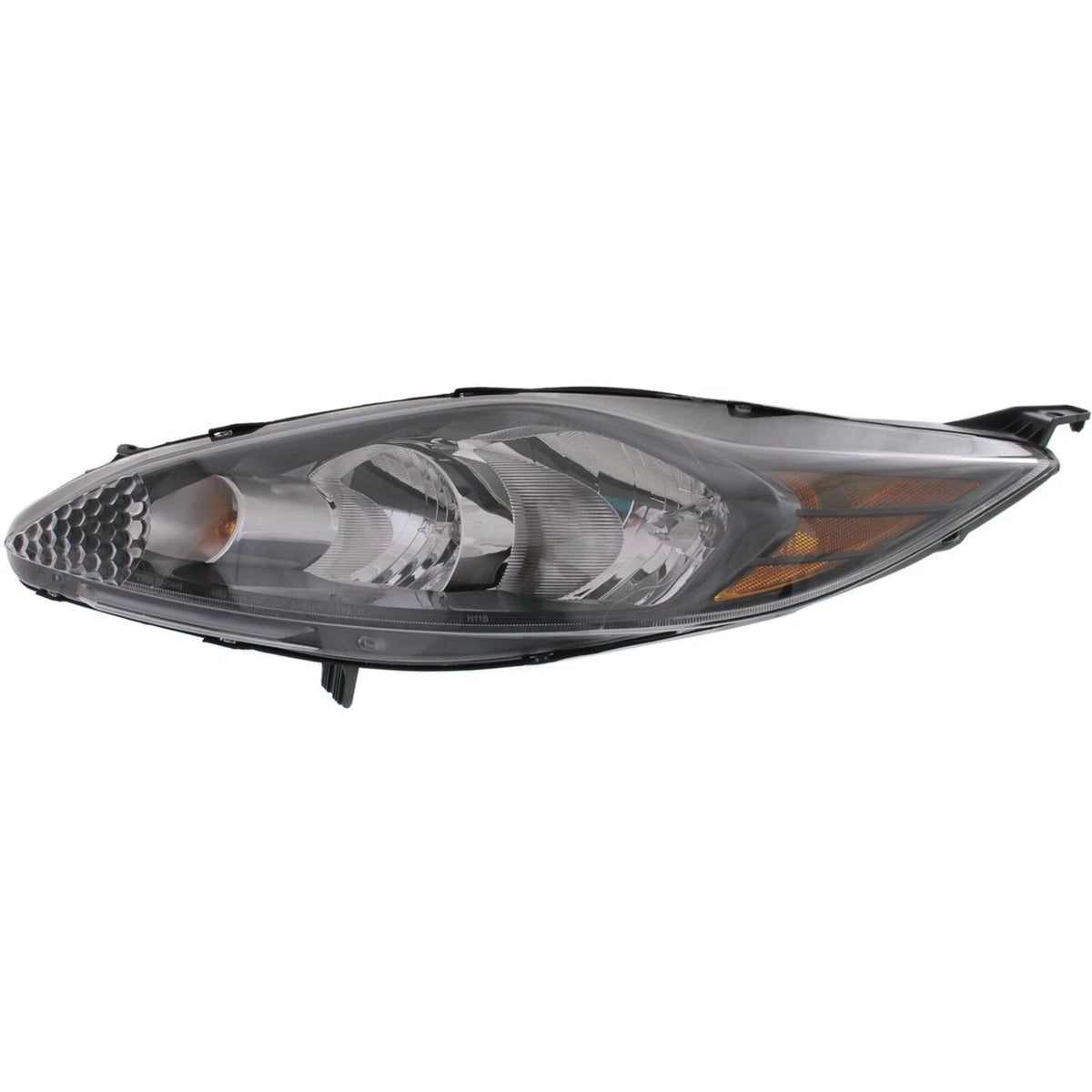 Driver Side Headlight for Ford Fiesta (2012–2013) Halogen with Bulb