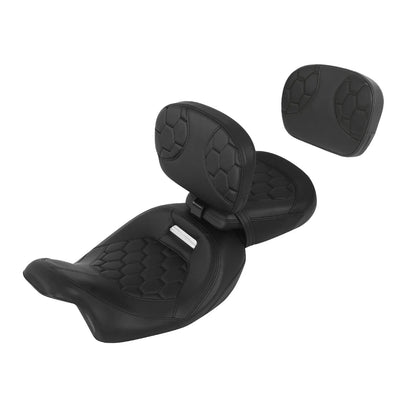 Seats & Backrest Pad for Harley Road King Glide 2009–2023
