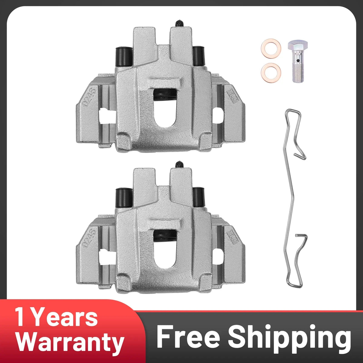 Rear Brake Caliper Left Right for 1999–2004 Jeep Grand Cherokee V8