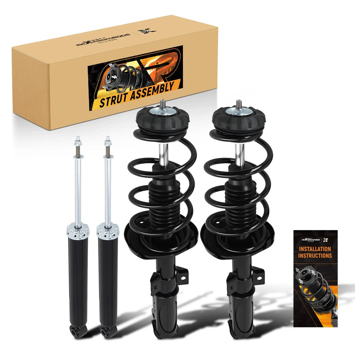 Front Struts & Rear Shock Absorbers Combo for Cadillac SRX 2010-2016