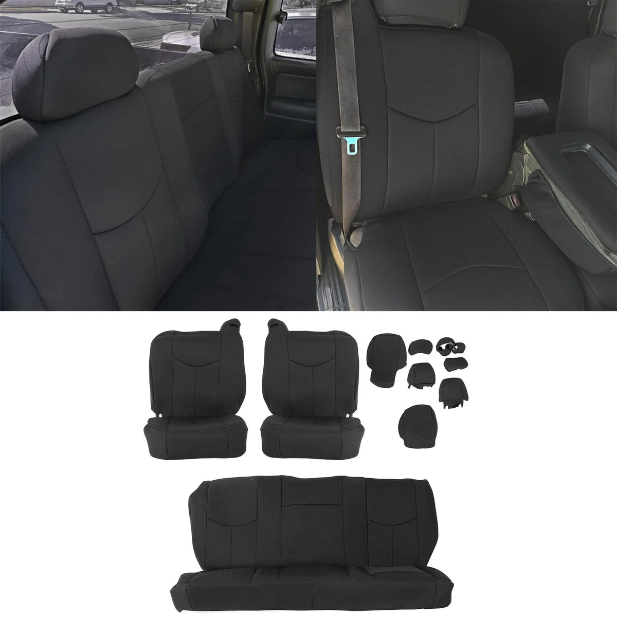 Seat Covers for Chevrolet Silverado 1500 Extended Cab (1999–2006)