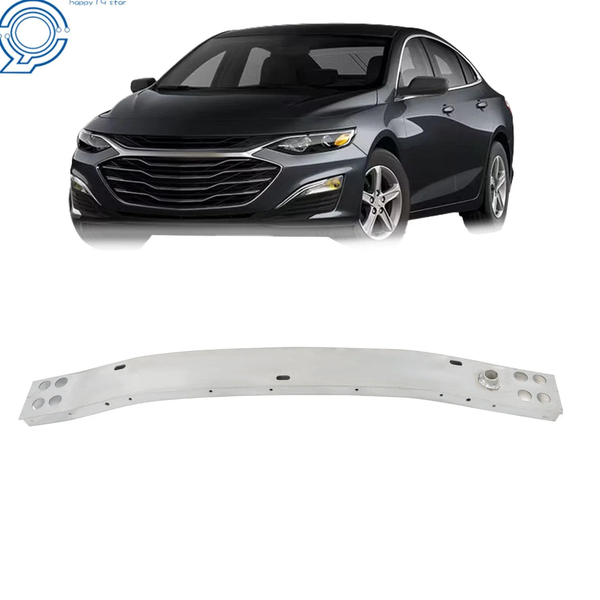 Front Bumper Face Bar Reinforcement for Chevrolet Malibu (2016–2020)