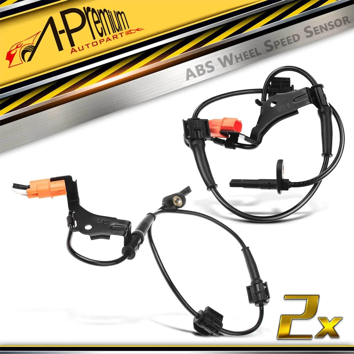 2X Front ABS Wheel Speed Sensor for Honda Element (2003–2011)