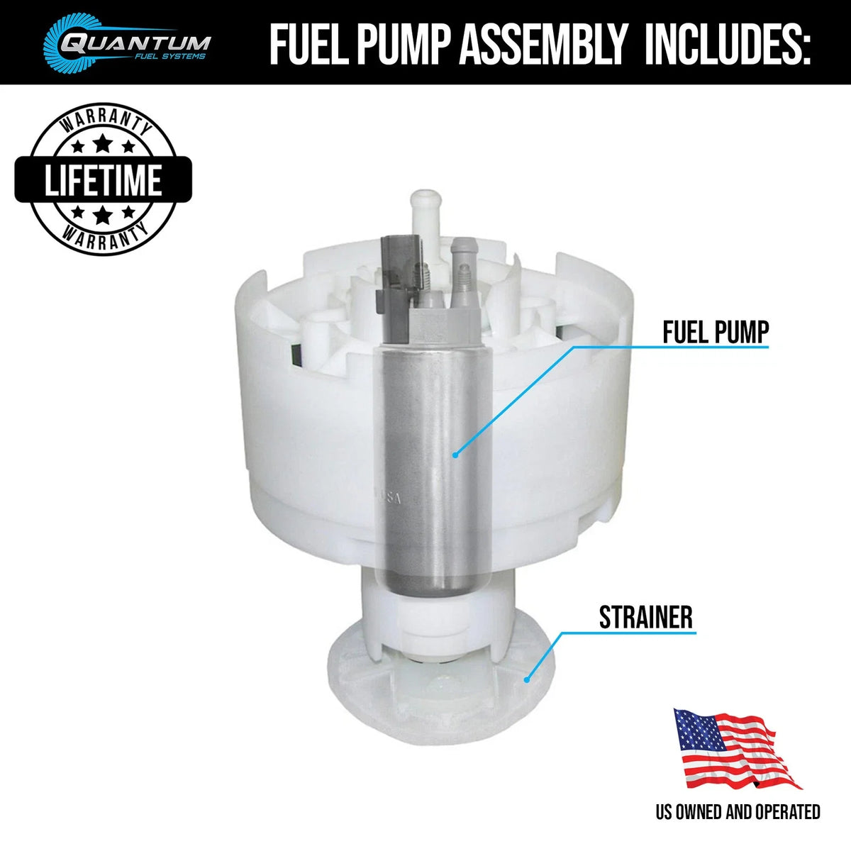Walbro 255LPH Fuel Pump Module for Audi A4 Turbo