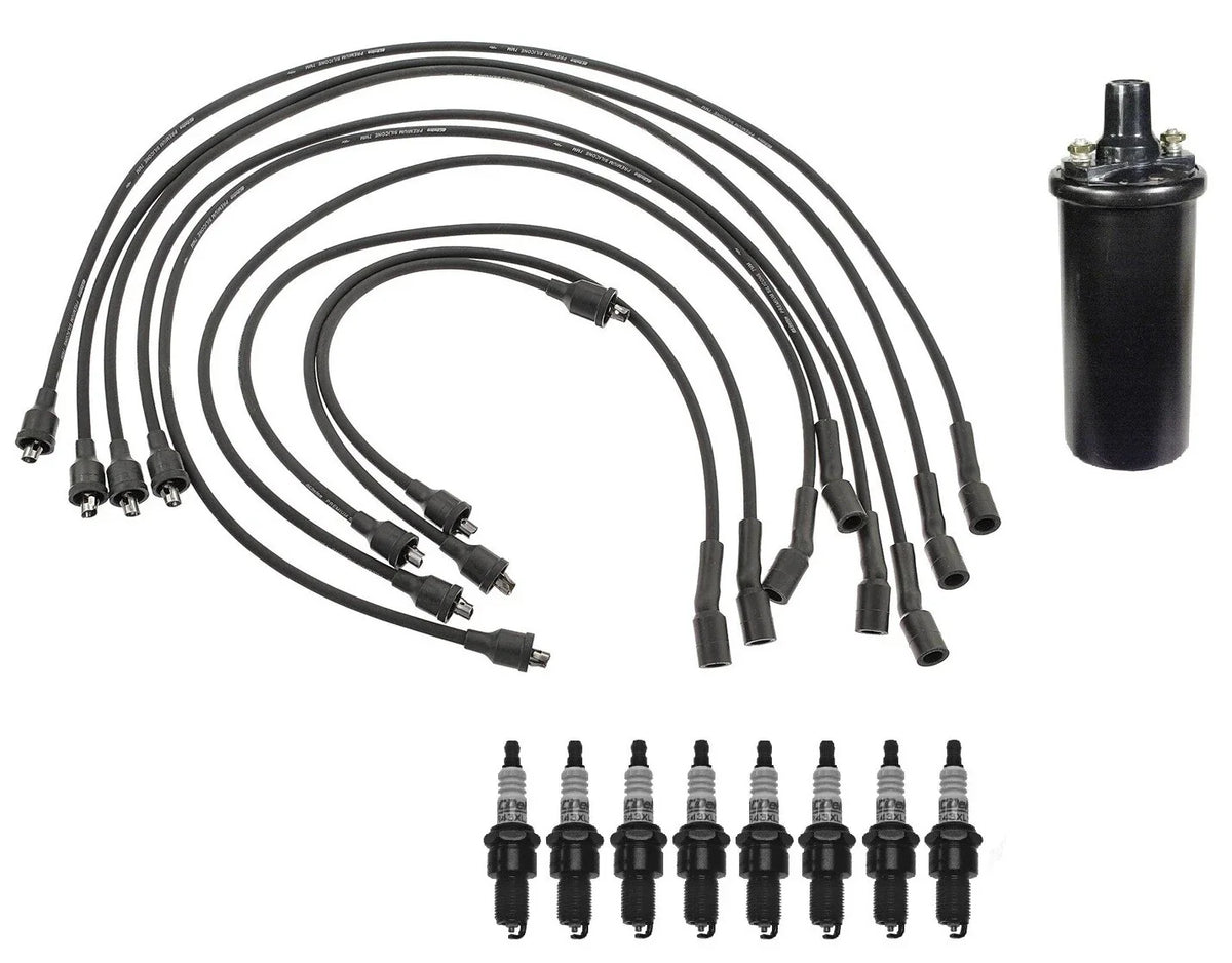 Ignition Wires & Spark Plugs Kit for GMC C15, Chevy El Camino (1985–1987)