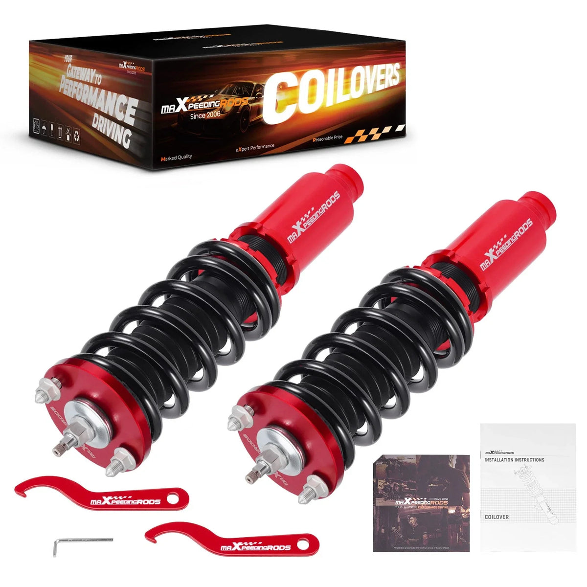 Adjustable Coilover Lowering Kit for Honda Civic EK (1996–2000)