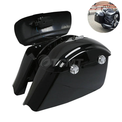 Hard Saddle Bag & Electronic Latch for Indian Chieftain Springfield (2014–2024)