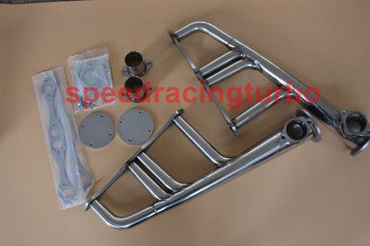 Headers, Lake Style, Stainless Steel for Chevy V8 SBC 265-400 (1960-1980)