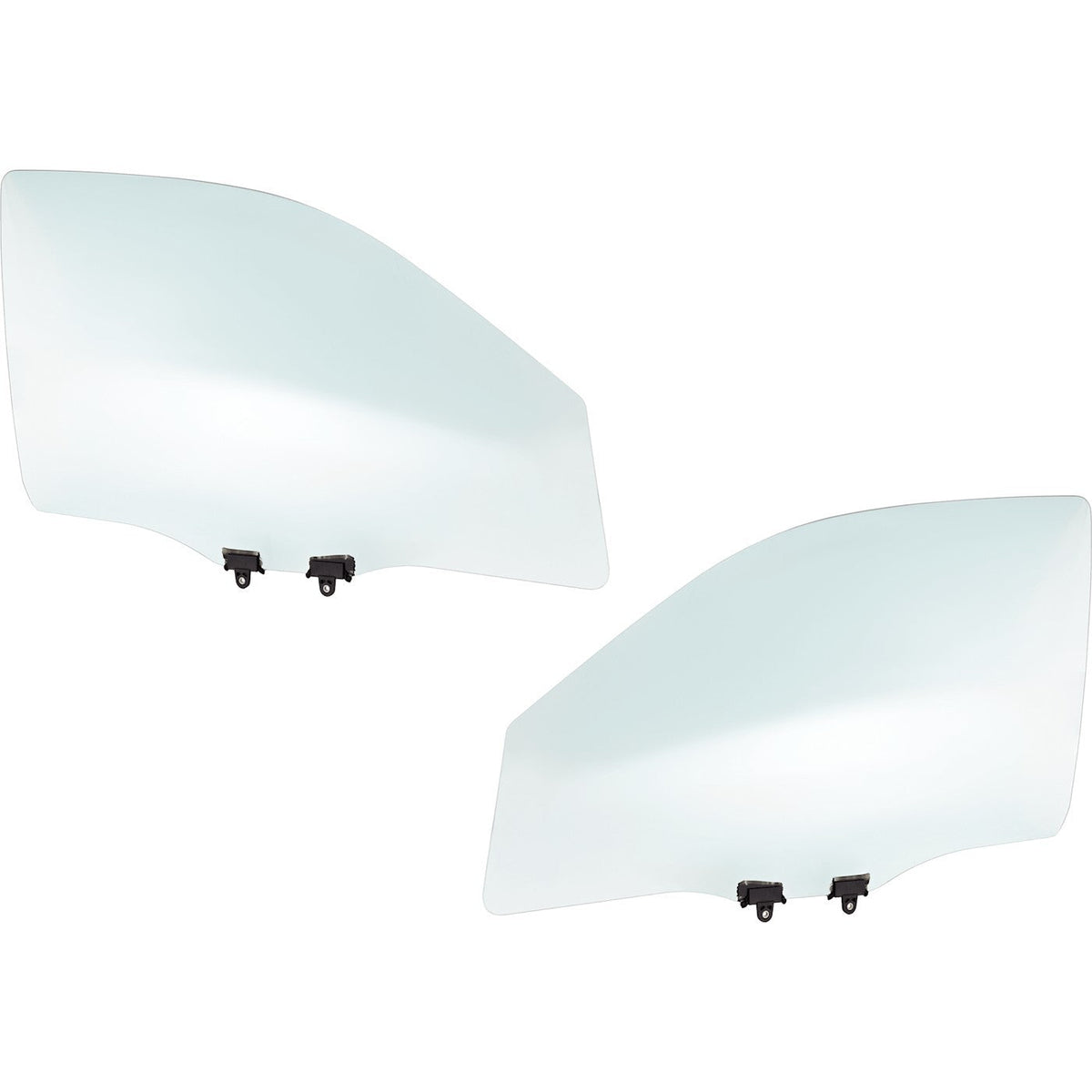 Driver & Passenger Side Front Door Glasses - Set of 2 for Hilux N70