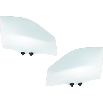 Driver & Passenger Side Front Door Glasses - Set of 2 for Hilux N70