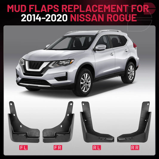 Set of 4 Fender Mud Flaps for Nissan Pathfinder Rogue