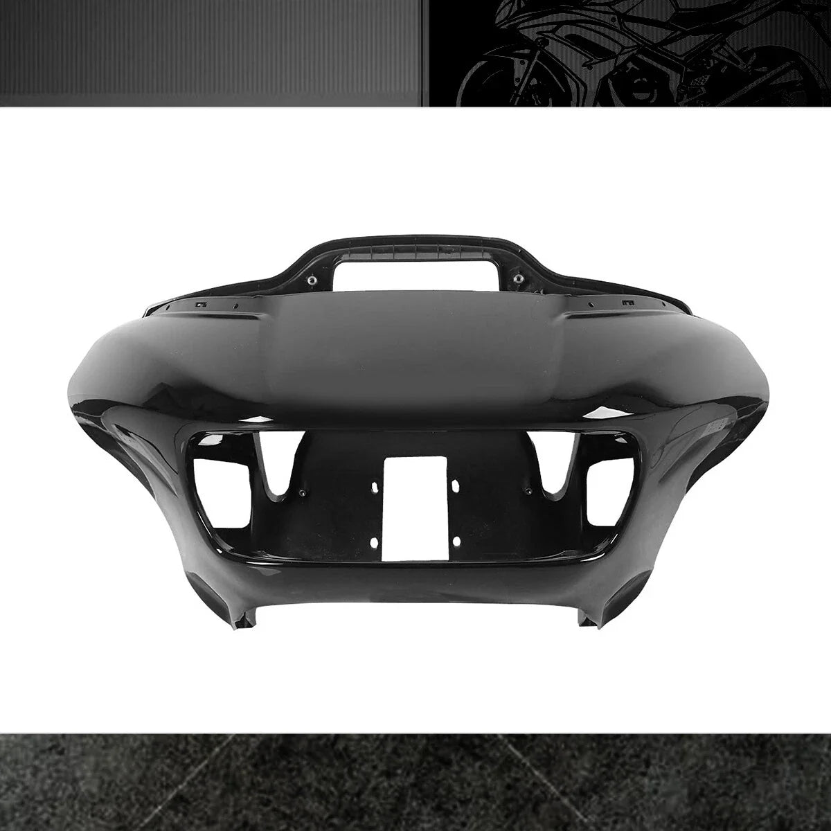Vivid Black Inner & Outer Fairing for Harley Davidson Road Glide (2015–2024)