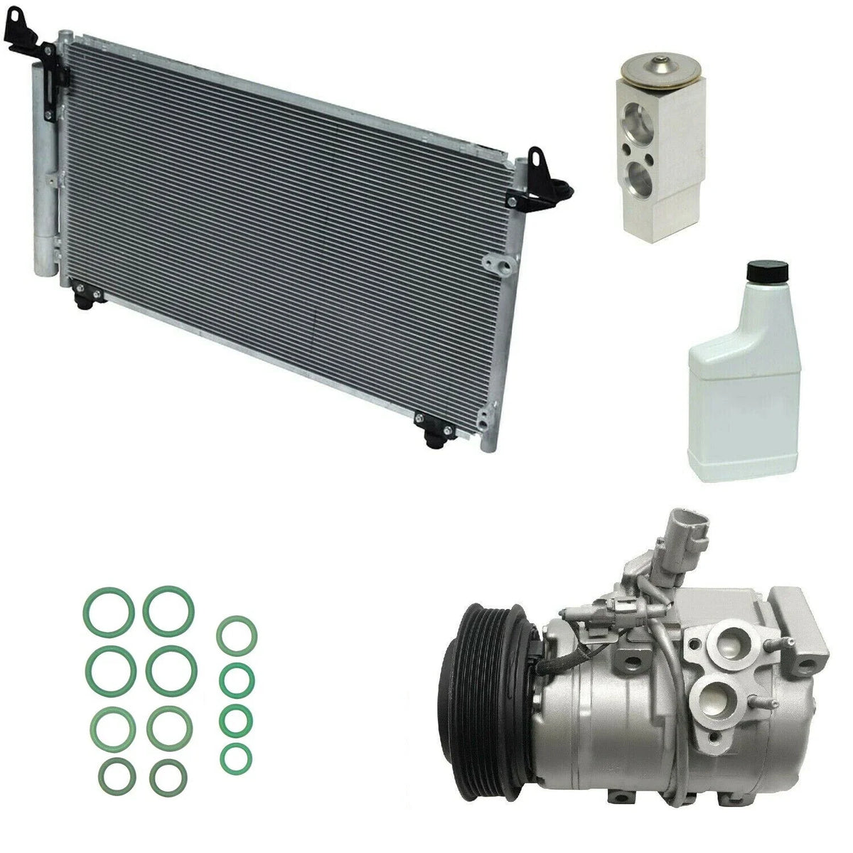AC Compressor Kit Replacement for Honda Fit (2008–2014)