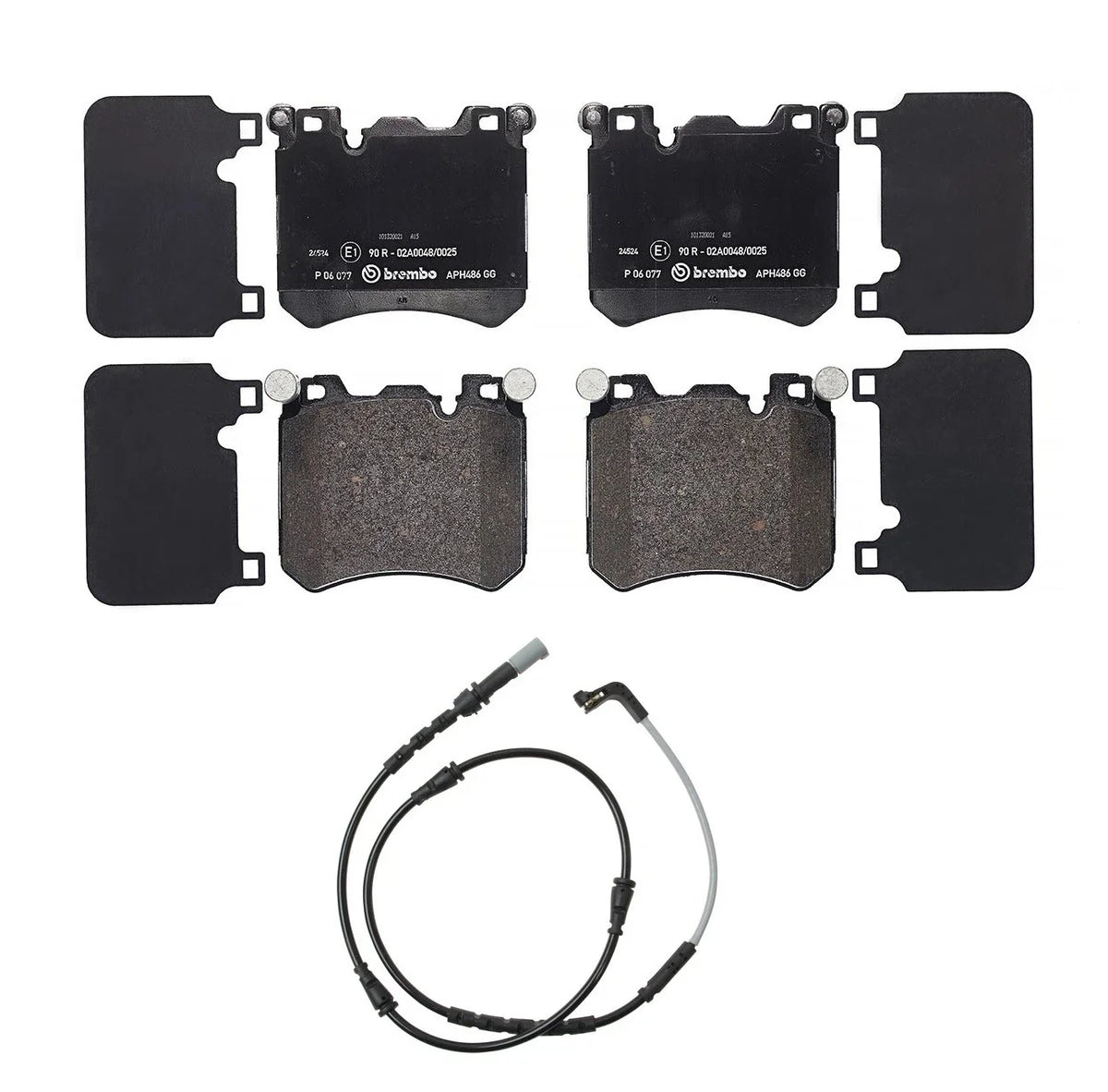 Brembo Front Low-Met Brake Pads with Sensor Kit for BMW E70 E71 (2007–2010)