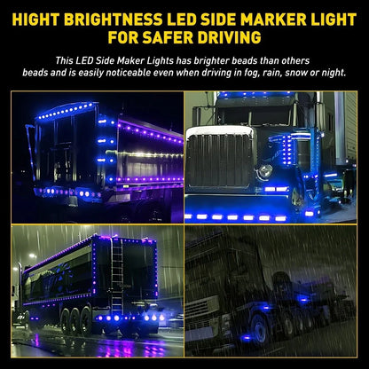 3/4" LED Lights Kit 20X for ATV UTV RV Pickup EV (12V)