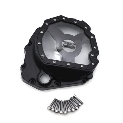 Black Engine Clutch Cover for GSXR 600/1000 (2001–2005) - Suzuki