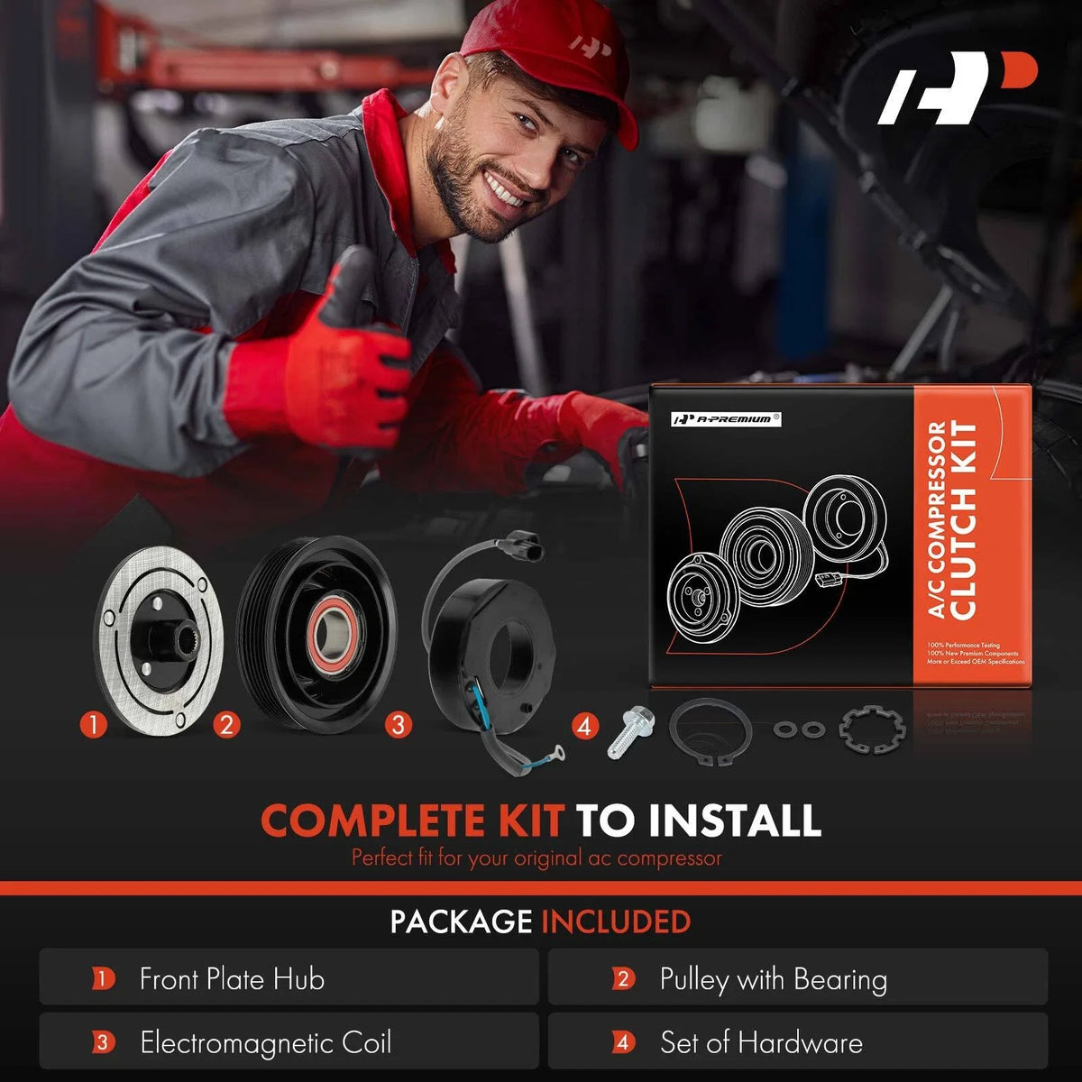 A/C Clutch Kit for Honda HR-V 2016 to 2022