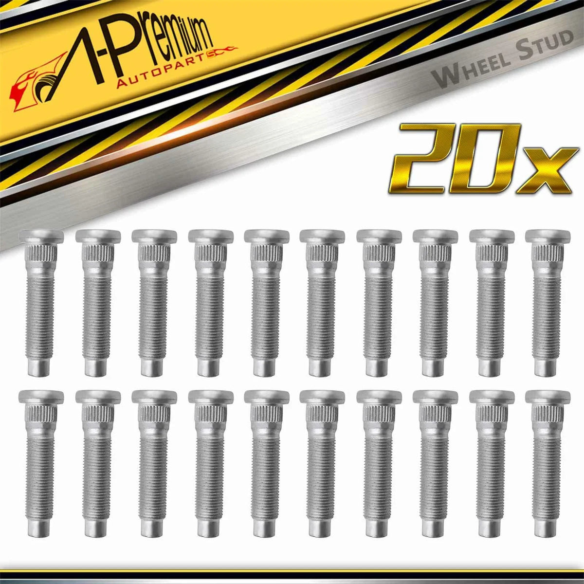 20pcs Wheel Lug Studs for Ford Edge, Lincoln MKX (2007–2014)