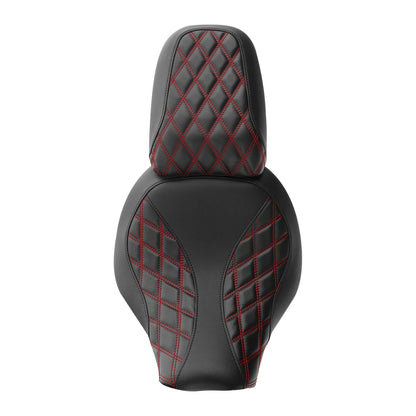 Black Seat for Driver and Passenger for Harley Fat Boy FLFB FLFBS 2018–Present