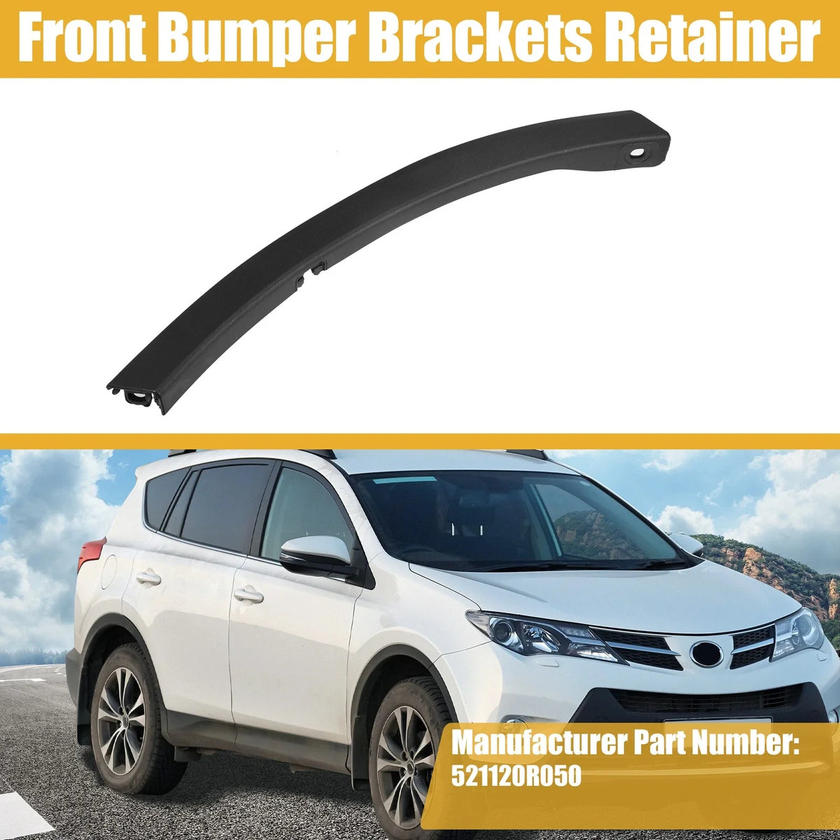 Front Left Drive Bumper Bracket for Toyota RAV4 (2017) 521130R050