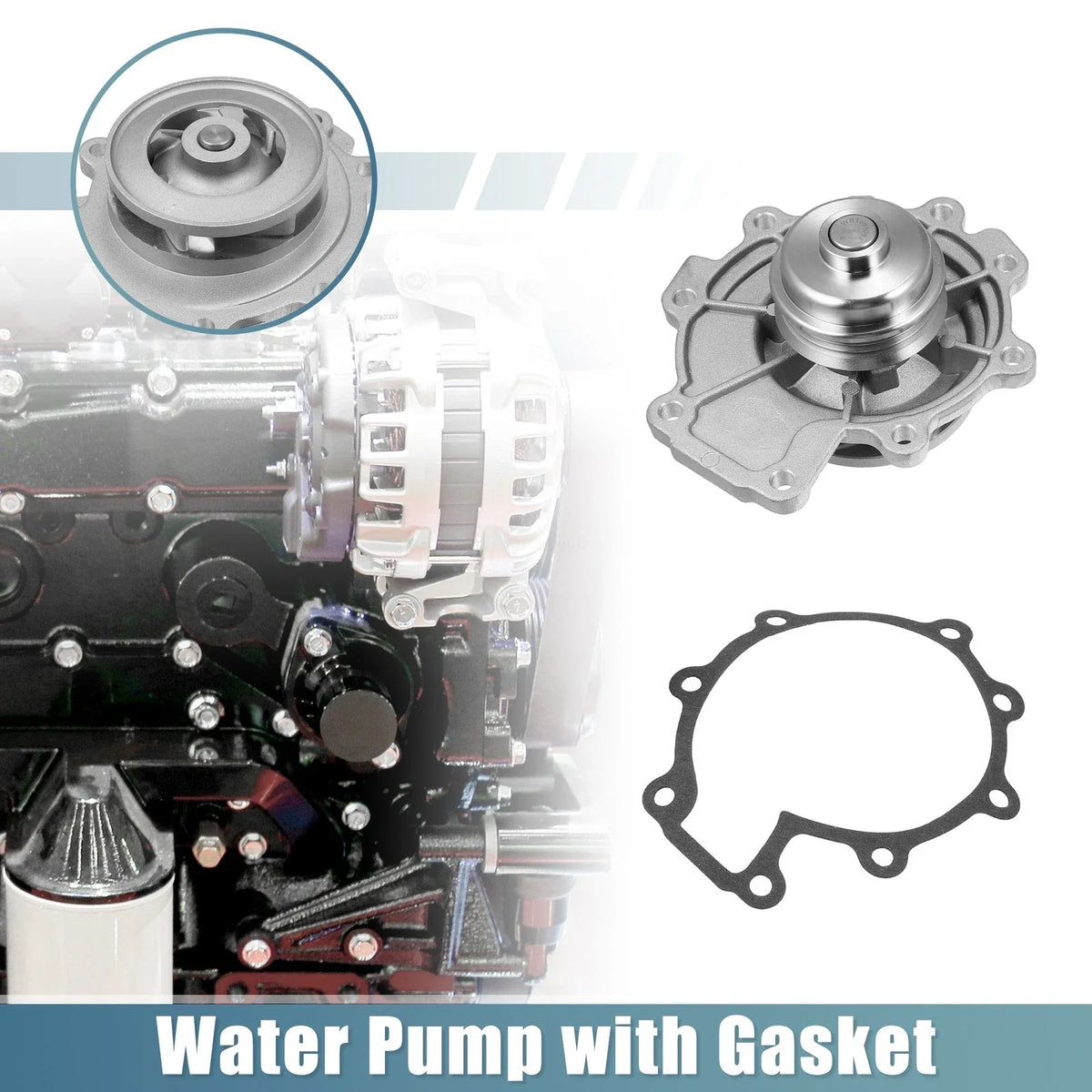 Water Pump AW4132 for Mercury Sable (2003–2005) & Mazda MPV (2003–2006)