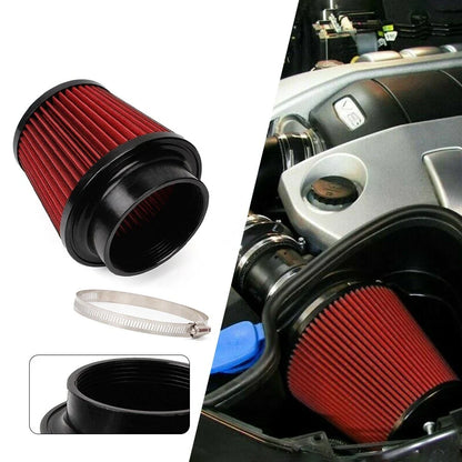 3" 76mm Performance Cold Air Intake Cone Replacement Filter for