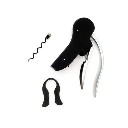 Corkscrew Opener for Wine Bottles with Foil Cutter Tool