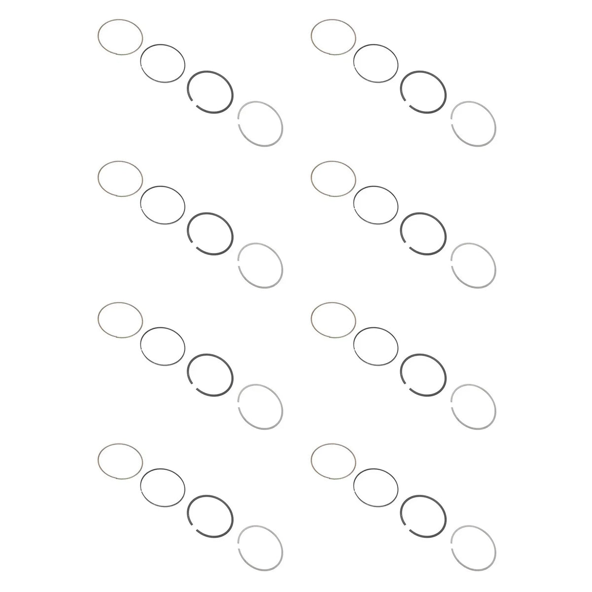 8pc Engine Piston Ring Set for Cadillac Escalade, Corvette, Yukon, Tahoe (2002–2020)