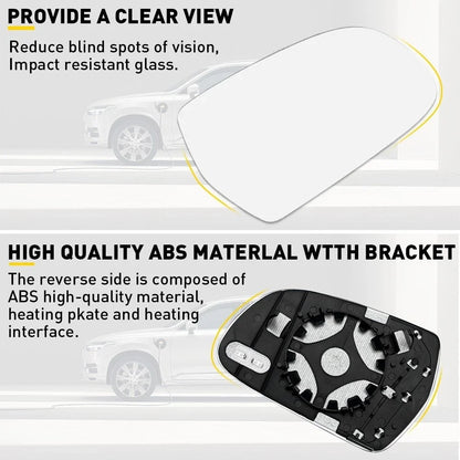 Heated Right Side Mirror Glass Backing for A5 A3 S5 A4 Quattro (EOJ)
