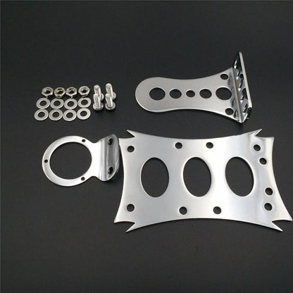 License Bracket Chrome for Harley Chopper Touring Bobber
