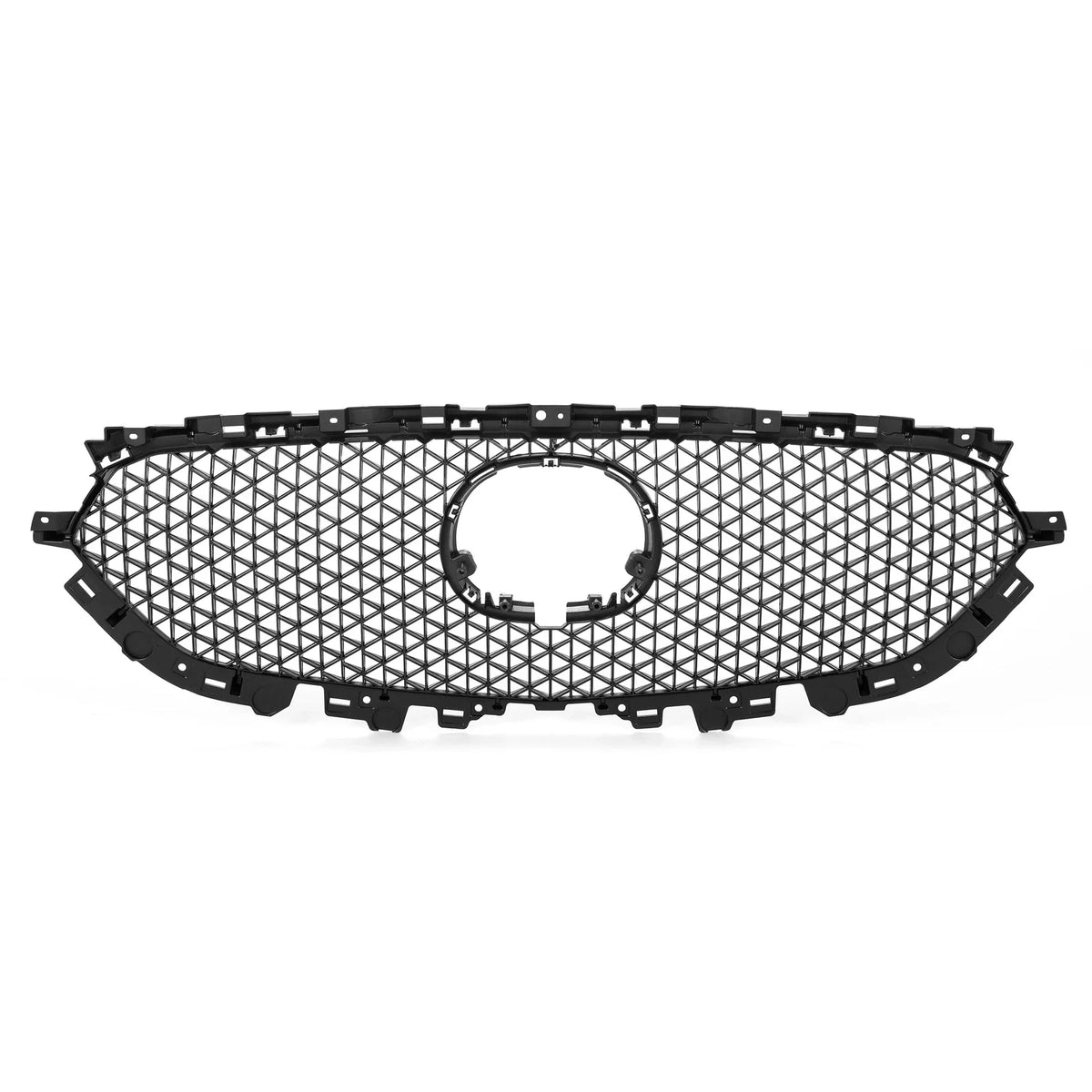 Radiator Grille Mesh Front Bumper in Black for Mazda CX-5 2017-2021