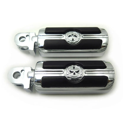Gear Skull Footpeg Set for Triumph Speedmaster (2003–2014) Chrome