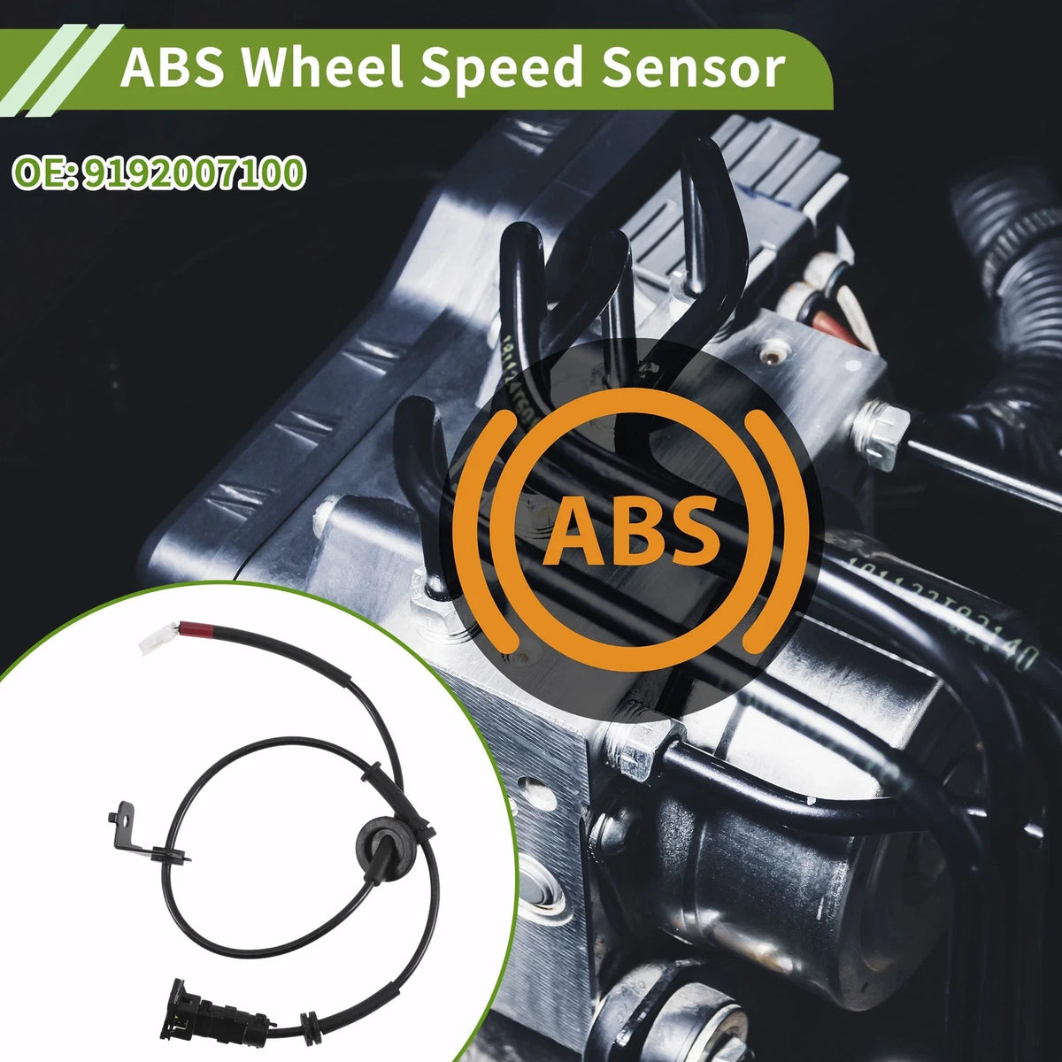 ABS Wheel Speed Sensor No. 9192007000 for Kia Picanto (2004–2015)